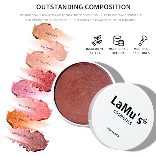 Moisturizing Miracle Balm Cream Blush – Hydrating Multi-Glow Stick