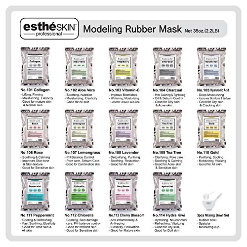 No.112 Chlorella Modeling Mask Powder for Professional Facial Treatment, 35 Oz. (2 pack)