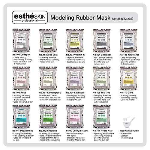 No.108 Lavender Modeling Mask Powder for Professional Facial Treatment, 35 Oz. (2 pack)