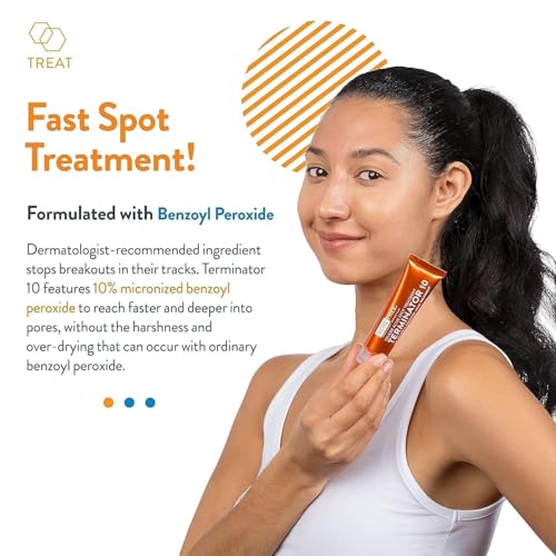 AcneFree Terminator 10 Benzoyl Peroxide Acne Spot Treatment 1oz