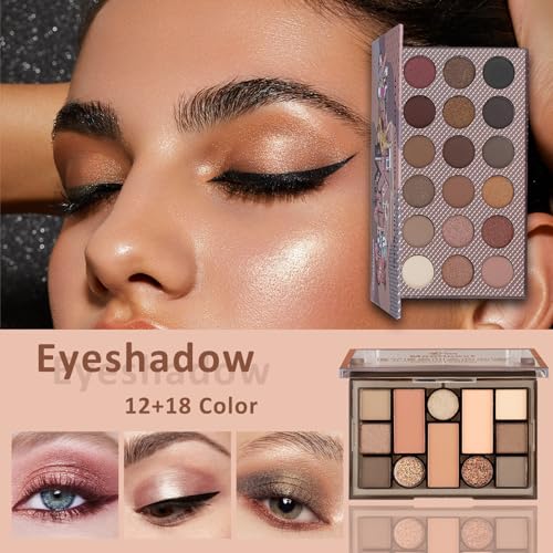 All-in-One Makeup Kit for Women & Girls - 18+ Shades