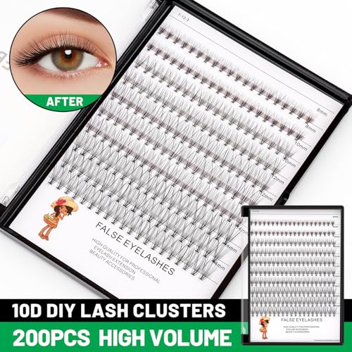 10D Lash Extensions 200pcs Mixed Sizes 8-14mm