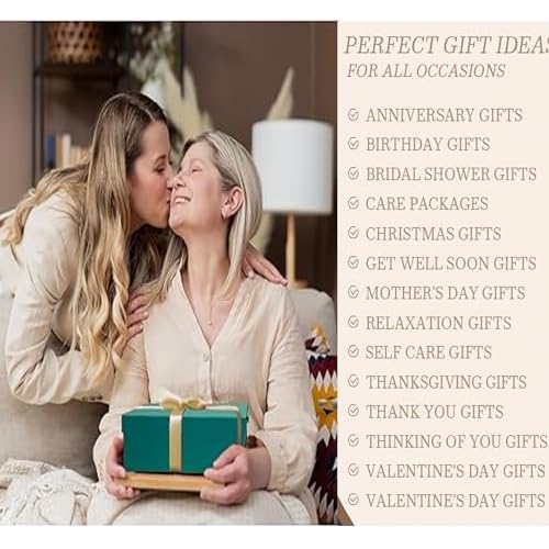 Spa Gifts for Women Bath and Body Gift Basket Mothers Day Gifts Coconut Lavender Home Spa Set Self Care Gift for Mom Sister Her Wife Birthday Gifts Spa Kit Care Package Thank You Gift