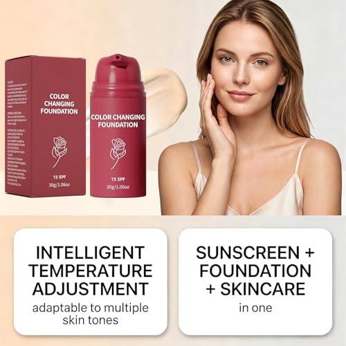 Korean Color Changing Foundation with SPF 15 | Auto-Adjusting Tone