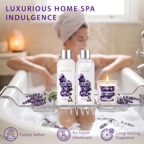 Lavender Spa Gift Set for Women – Bath & Body Kit