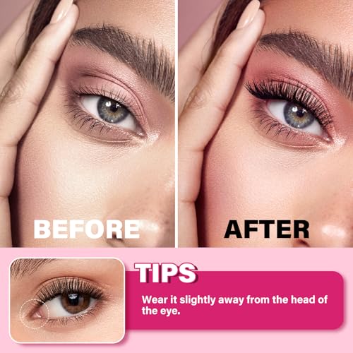 Magnetic Eyelashes with Applicator - Reusable Lashes Kit, No Glue