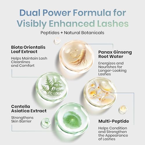 Beetles Lash Conditioning Serum 2.5ml ? Nourishing Lash Serum for a Fuller, Healthier-Looking Lash Appearance with 50 Clean Pads and Lash Ruler Gift for Women