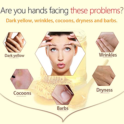 Milk & Honey Peel Off Hand Wax Mask - Moisturizing Exfoliating Hand Film (110g)