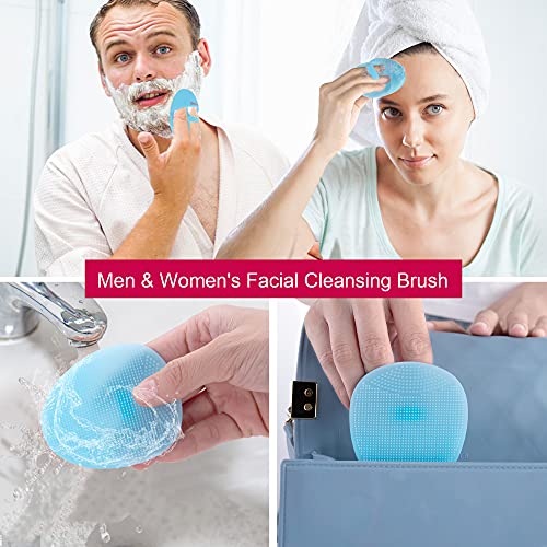 Silicone Face Cleanser Brush for Sensitive Skin (Pack of 4)