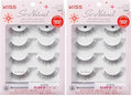 KISS So Natural False Eyelashes, 8mm-10mm, 4 Pairs + Adhesive