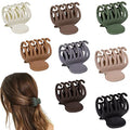 Small Double Row Hair Claw Clips - Strong Hold for Thin & Thick Hair