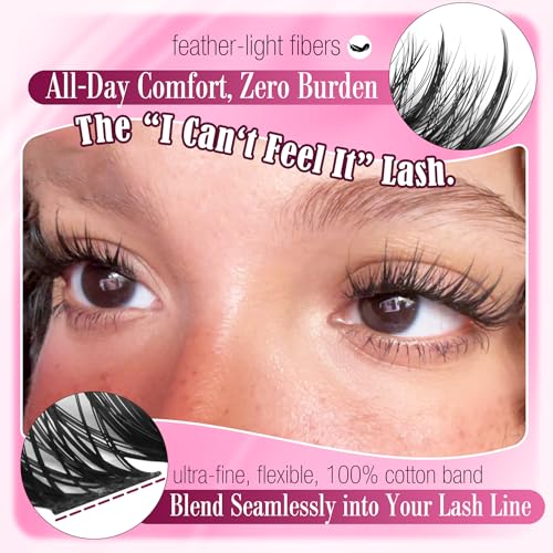 CC Curl Cluster Eyelash Extensions 10-16MM Mixed DIY Lashes