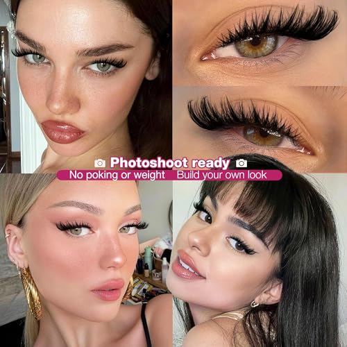 Fox Eye Lash Clusters - Wispy Eyelash Extensions by Delyneph