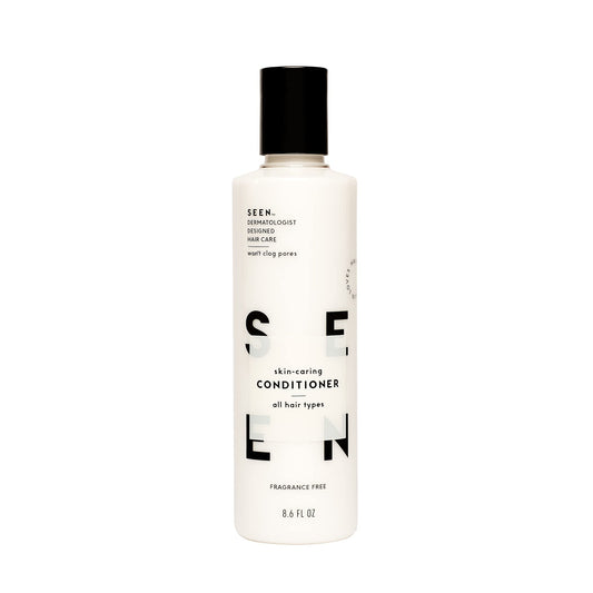 SEEN Conditioner, Fragrance Free - Non-Comedogenic & Sulfate-Free Hair Conditioner- Dermatologist-Developed - Safe for Sensitive, Eczema & Acne Prone Skin