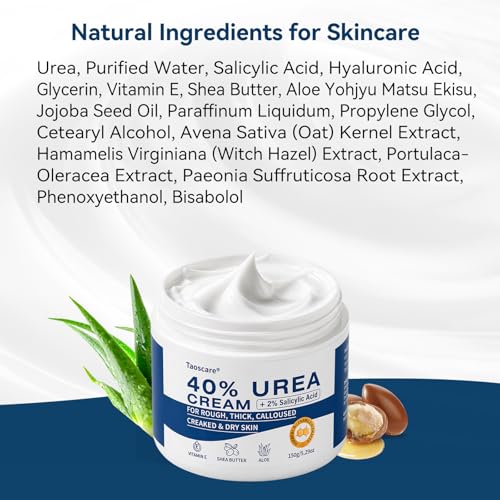 40% Urea Cream with 2% Salicylic Acid - Intensive Repair Foot & Hand Cream