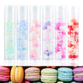 6Pcs Macaron Lip Gloss with Rolling Ball Applicator