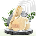 Vietnamese Natural Loofah Exfoliating Body Scrubber Pads, Dish Wash Sponges and Whole Gourd Back Exfoliate