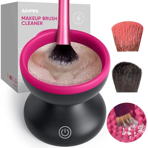 Alyfini Electric Makeup Brush Cleaner Machine – Fast Spinning Washer