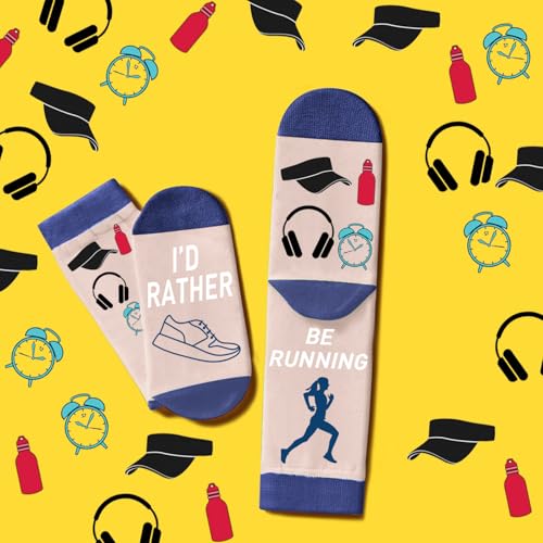 Cool Runner Gifts Women Cross Country Running Gifts Men Funny Runner Socks Runner Running Makeup Bag Gift for Runner