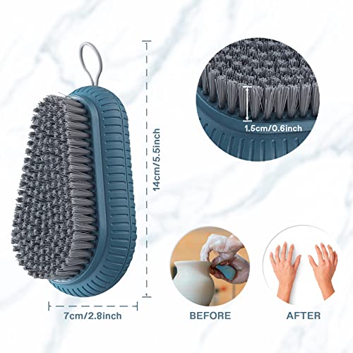 Heavy Duty Nail Brush with Stiff Bristles for Tough Stains