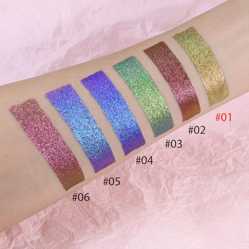 Amy's Diary Chameleon Duochrome Eyeshadow - Multi-Chrome Liquid Metallic