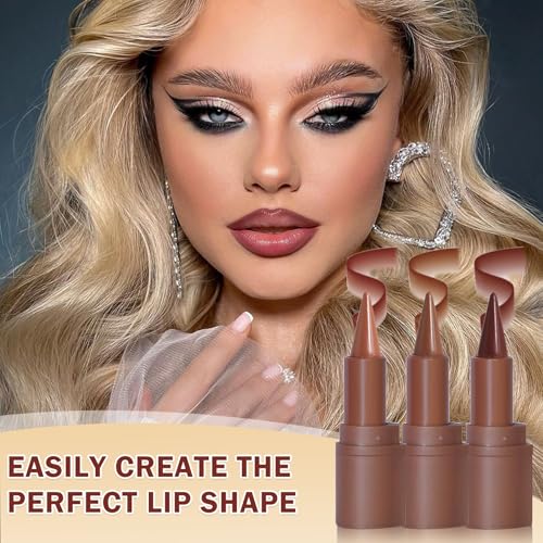 3-Color Gradient Lip Liner Set - Matte Velvet Long Lasting