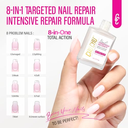 8-in-1 Nail Strengthener & Hardener for Women - 15ml