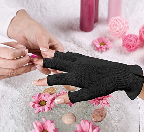 MIG4U Fingerless Moisturizing Gloves for Dry Hands & Eczema, 3 Pairs