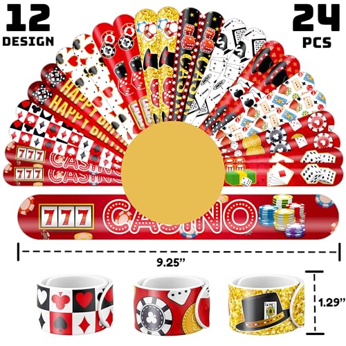 48PC Safari Jungle Party Favors Set - Slap Bracelets & Tattoos