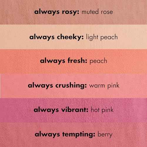 e.l.f. Primer-Infused Matte Blush, Long-Lasting, Lightweight & Buildable Powder Blush, Delivers A Matte Finish, Vegan & Cruelty-Free, Always Crushing