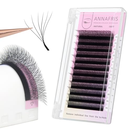 6D Premade Fan Eyelash Extensions 0.07 C Curl 8-15mm Mix