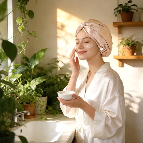 ZIMASILK 22 Momme Mulberry Silk Bonnet for Sleeping & Hair Care