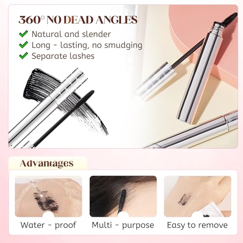 Volumizing Mascara for Mature & Thin Lashes - Waterproof, Long-lasting