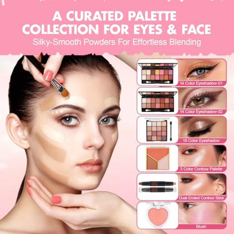 All-in-One Makeup Kit for Teens & Beginners - NXPPYY Gift Set
