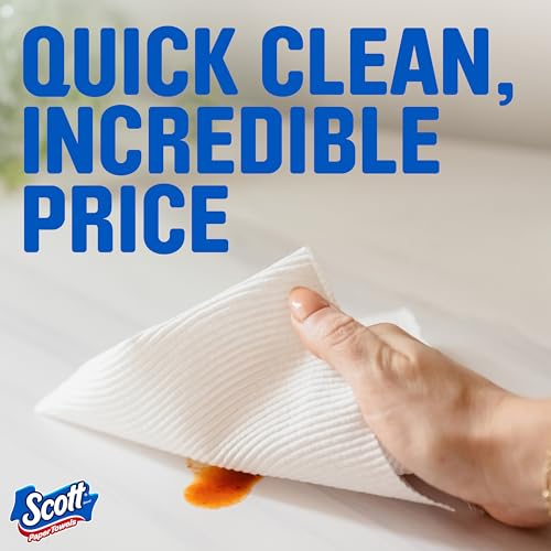 Scott Choose-A-Sheet Paper Towels, 6 Double Rolls (108 Sheets Each)