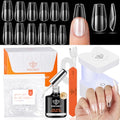modelones A7 Wired Medium Coffin UV LED Gel Nail Light & Nail Kit