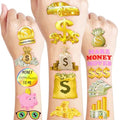 96 PCS Fun Money Temporary Tattoos for Kids - Party Favors