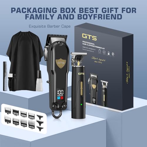 GTSPro Hair Clippers for Men - Professional Trimmer Set with Accessories
