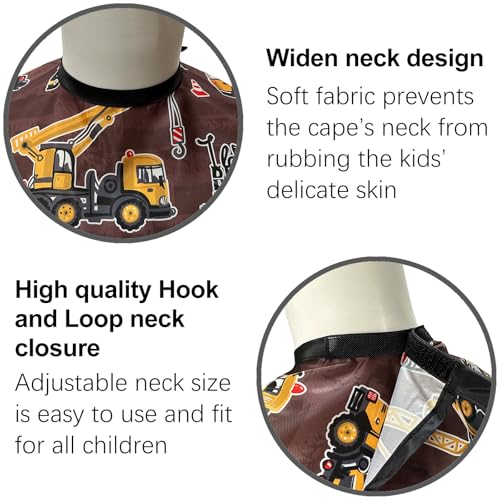 Pelocapa Kids Hair Cutting Capes Waterproof Salon Cape for Children - 39"×51"