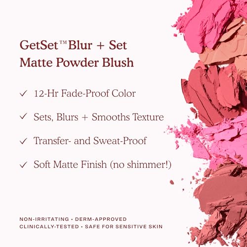 Tower 28 GetSet Matte Powder Blush - 12-Hour Wear, Talc-Free