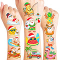 60 Piece Temporary Tattoos for Kids - Christmas & Summer