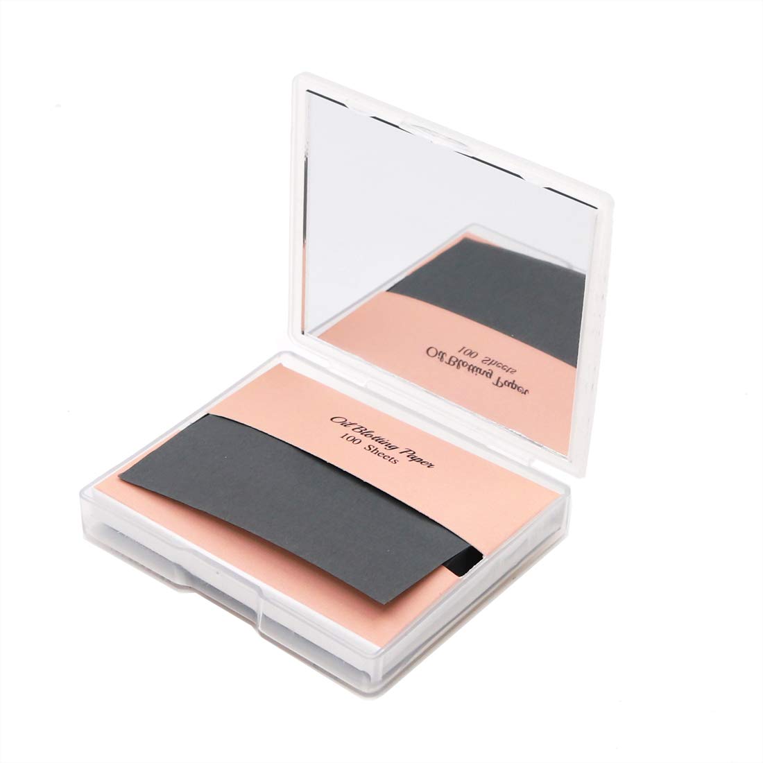 [200 Counts + Mirror Case] Christmas Edition Natural Bamboo Charcoal Oil Blotting Sheets for Face with Mirror Case