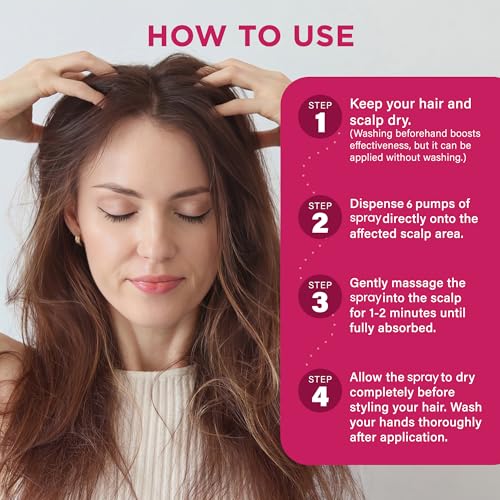 5% Minoxidil Spray for Hair Growth - Extra Strength Regrowth Treatment