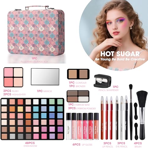Hot Sugar 48 Eye Shadow Complete Makeup Kit for Teens
