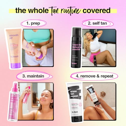 B.tan Ultra Dark Self Tanner Mousse - 1 Hour Express Foam