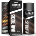 Keratin Hair Fibers for Thinning Hair - Medium Brown 15g