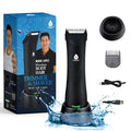 Pursonic Mario Lopez Wireless Beard Trimmer for Men, Body Hair Trimmer & Shaver with LED Light ? Beard Shaver for Men MLTCA40 Precision Grooming, Black