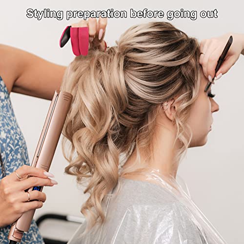 Heat Resistant Finger Guards for Hair Styling Tools - 6 Pack