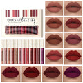Matte Liquid Lipstick Set - 12 Shades Waterproof & Long Lasting