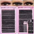 Lash Clusters Kit 544PCS Fluffy 80D 100D Eyelashes 8-16mm D-Curl